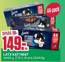 ÖoB Latz kattmat erbjuda