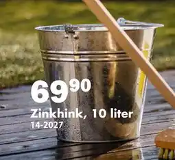 Biltema Zinkhink, 10 liter erbjuda