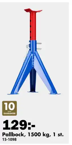 Biltema Pallbock, 1500 kg, 1 st erbjuda