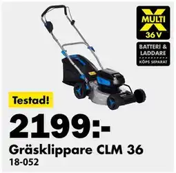 Biltema Gräsklippare CLM 36 erbjuda