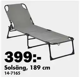 Biltema Solsäng, 189 cm erbjuda
