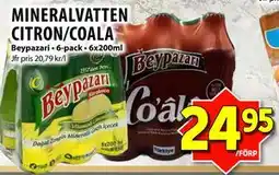 Matvärlden Tensta MINERALVATTEN CITRON/COALA erbjuda