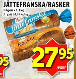 Matvärlden Tensta JÄTTEFRANSKA/RASKER erbjuda