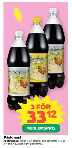 Coop APOTEKARNES Påskmust erbjuda