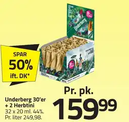 Fleggaard UNDERBERG 30'er + 2 Herbtini erbjuda