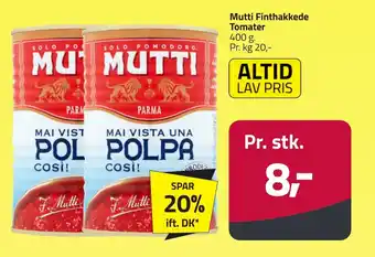 Fleggaard MUTTI Finthakkede tomater erbjuda
