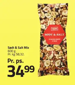Fleggaard Sødt & salt mix erbjuda