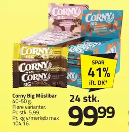 Fleggaard CORNY Big müslibar erbjuda