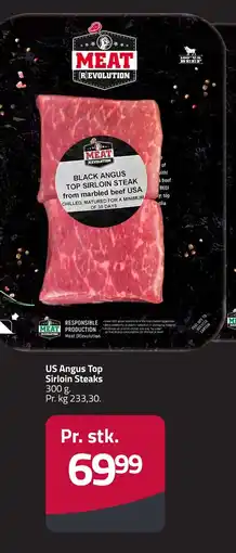 Fleggaard Us angus top sirloin steaks erbjuda