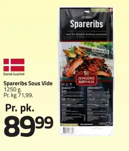 Fleggaard Spareribs sous vide erbjuda
