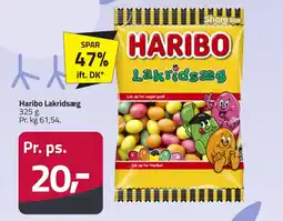 Fleggaard HARIBO Lakridsæg erbjuda