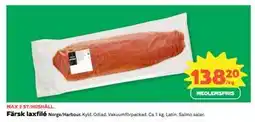 Coop Färsk laxfilé, Medlemspris erbjuda