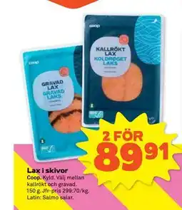 Stora Coop Lax i skivor erbjuda