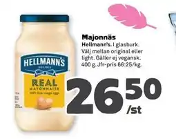 Stora Coop Majonnäs Hellmann's erbjuda