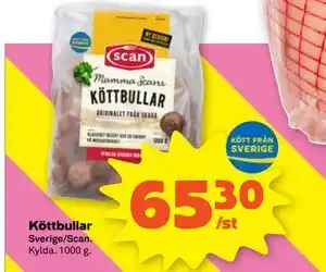 Stora Coop Köttbullar erbjuda