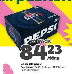 Stora Coop Läsk 20-pack erbjuda
