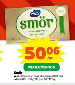 Stora Coop Smör, Medlemspris erbjuda