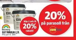 Bauhaus på parasoll från erbjuda