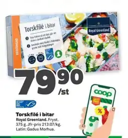 Coop Forum Royal Greenland Torskfilé i bitar erbjuda
