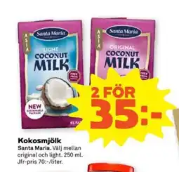 Coop Forum Santa Maria Kokosmjölk erbjuda