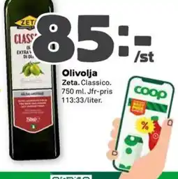 Coop Forum ZETA Olivolja erbjuda