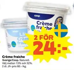 Coop Forum Coop Crème fraiche erbjuda