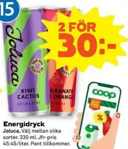 Coop Forum Joluca Energidryck erbjuda