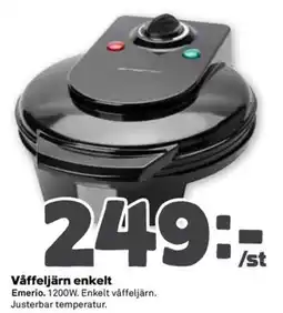 Coop Forum Emerio Våffeljärn enkelt erbjuda