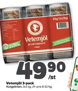 Coop Forum Kungsörnen Vetemjöl 3-pack erbjuda