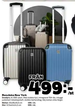Coop Forum Resväska New York erbjuda