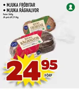 Rinkeby Matcenter Fazer Mjuka fröbitar • Mjuka råghalvor erbjuda