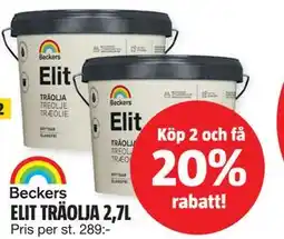 Bauhaus ELIT TRÄOLJA 2,7L erbjuda