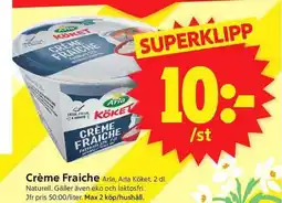 ICA Supermarket Crème Fraiche erbjuda