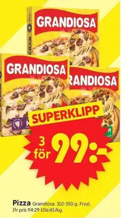 ICA Supermarket Pizza erbjuda
