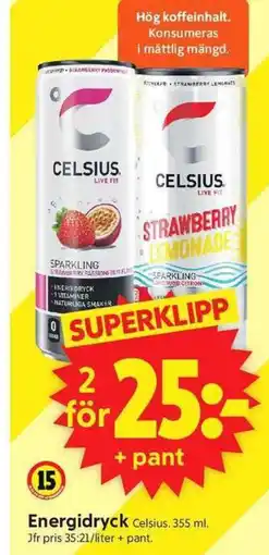 ICA Supermarket Energidryck erbjuda
