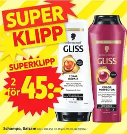 ICA Supermarket Schampo, Balsam erbjuda