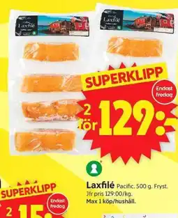 ICA Supermarket Laxfilé erbjuda