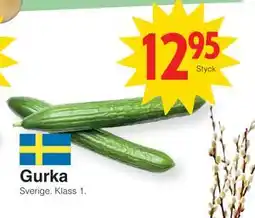 Matöppet Gurka erbjuda