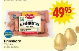 Matöppet Prinskorv erbjuda