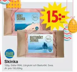 Matöppet Skinka erbjuda