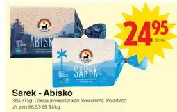 Matöppet Sarek - Abisko erbjuda