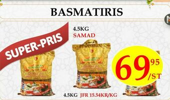 Matmixen Basmatiris erbjuda
