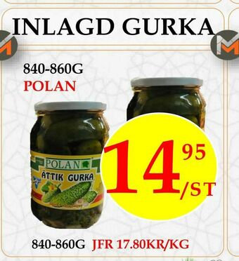 Inlagd gurka