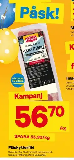 City Gross Fläskytterfilé erbjuda