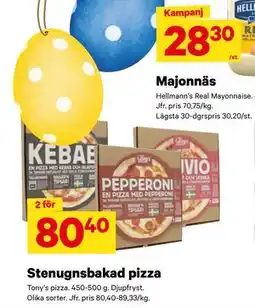 City Gross Stenugnsbakad pizza erbjuda