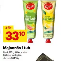 City Gross Majonnäs i tub erbjuda