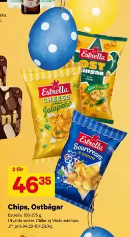 City Gross Chips, Ostbågar erbjuda