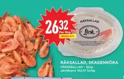 Willys RÄKSALLAD, SKAGENRÖRA erbjuda