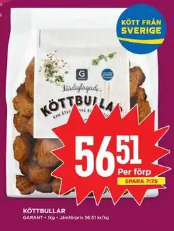 Willys KÖTTBULLAR erbjuda