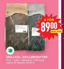 Willys GRILLKOL, GRILLBRIKETTER erbjuda